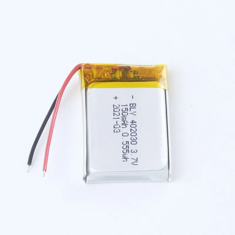 2-10 قطعة يبو 402030 200 مللي أمبير بطارية 3.7 فولت بطاريات ليثيوم أيون بوليمر ليثيوم بو للفرقة الذكية لتحديد المواقع أداة تدريب الحيوانات الأليفة خلية كاميرا الويب #3