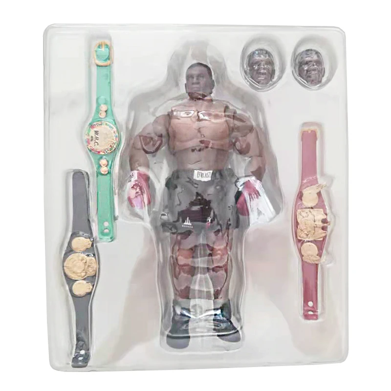 1/12 Mike Tyson Action Figure Doll Free Shipping Toys Boxing Champion PVC Collectible Anime Figurine Model Fans Souvenir Gift