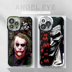 DC Movie J-Joker Phone Case for Apple iPhone 15 Pro Max 13 14 Plus 12 Mini 11 Pro XR 8 SE 7 6S XS MAX Matte Shockproof Cover