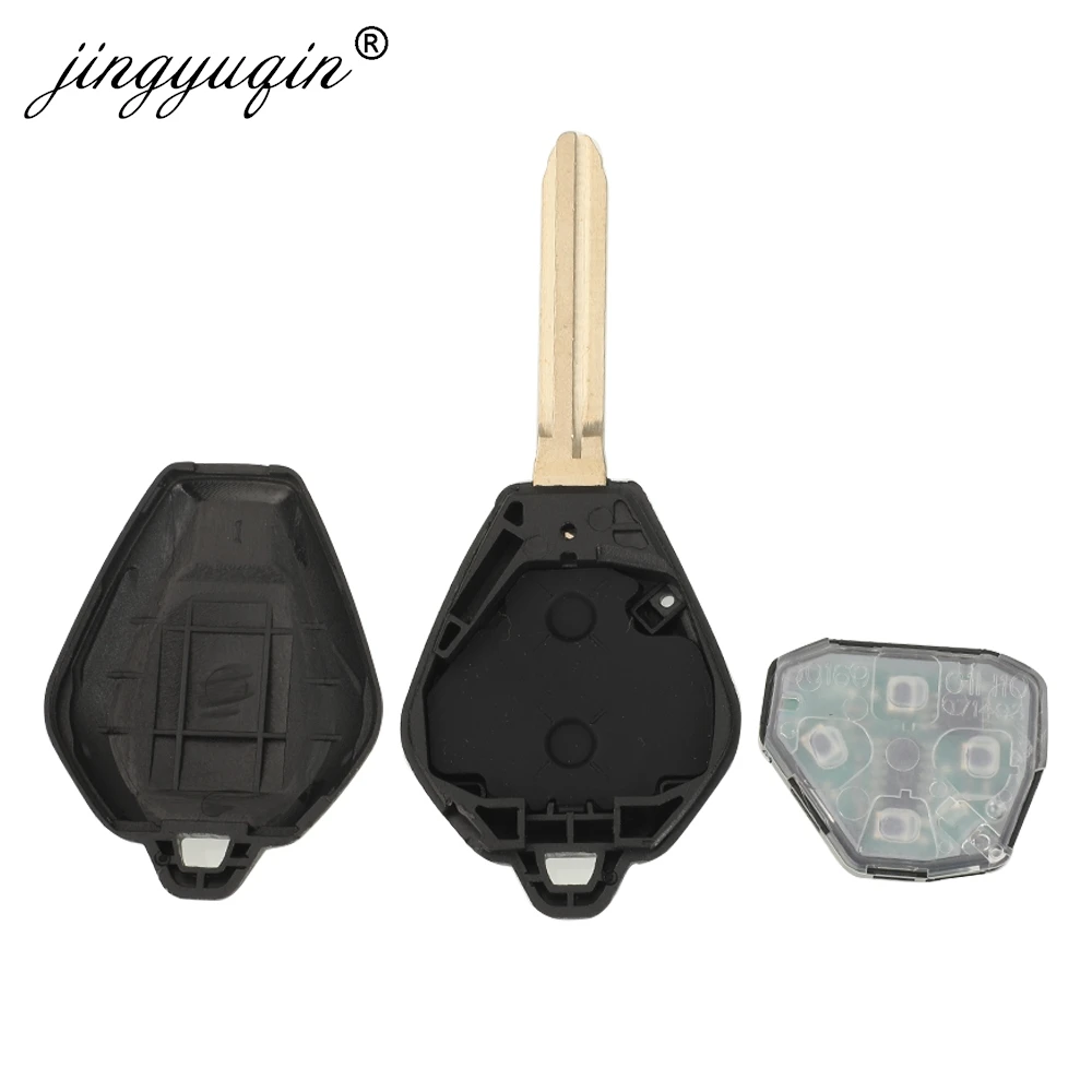 jingyuqin Remote Car Key Fob 2 Buttons 433.92MHz ID46 Chip for Isuzu D-Max Holden Colorado Auto Key Control Replacement