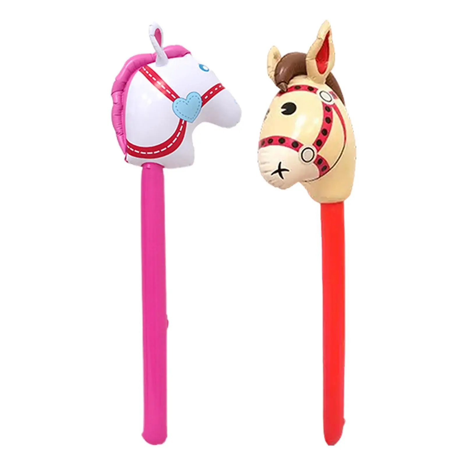 

Inflatable Stick Horse Party Decoration Photo Props for Stage Kids Props