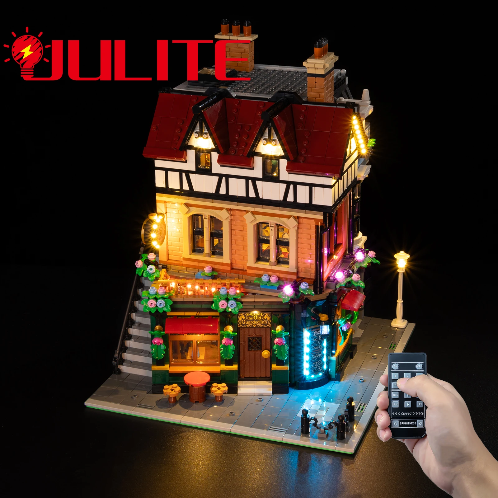 LED Light Kit For Tudor Corner #10350 DIY Toys Set Not Included Building Blocks