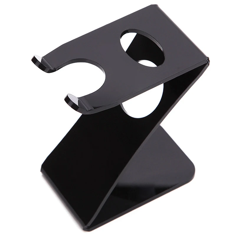 Soporte de acrílico para maquinilla de afeitar y brocha, soporte Universal para almacenamiento de seguridad, soporte para brocha de afeitar en forma de Z