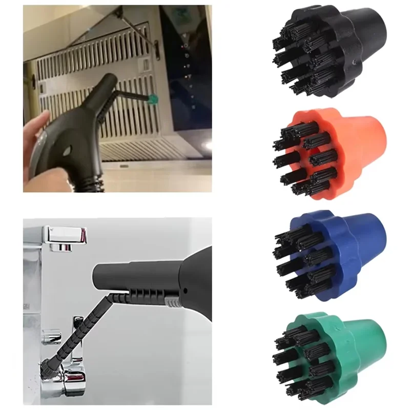 

AT02-4PCS круглые щетки для пароочистителя, замена для Karcher SV7/SV1802/SV1902/2.860-231.0, детали пароочистителя