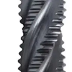 4 Solid Carbide End Mill Roughing Type Coating HRC45 For Stainless Steel Cast Iron Plastic Wood CNC Machine Tool