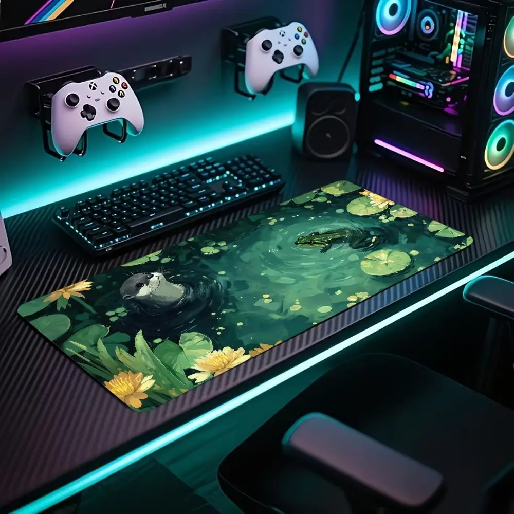 Beautiful Painting Scenery Mouse Pad Laptops Gaming Deskmat  Mousepad Anime Office Carpet Gamer Keyboard Computer mat rubber mat