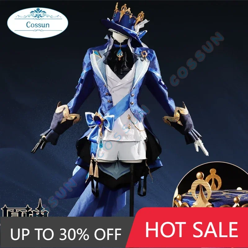 

COSSUN Game Genshin Impact Furina Косплей Костюм Focalors Костюм на Хэллоуин Женская игра Аниме Костюм