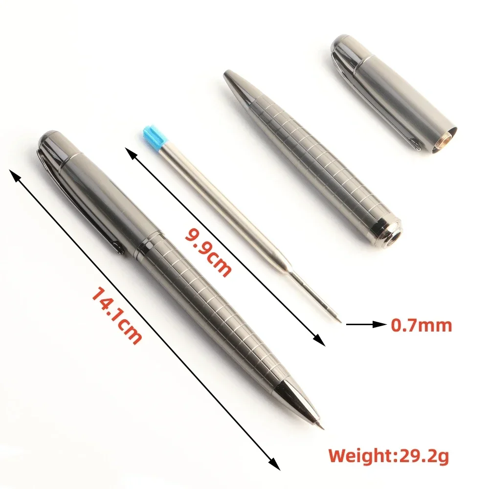 Ballpoint Pen Classic Luxury  Black Ink Medium Point 0.7mm Smooth Writing Metal Ball Point Pen Signature Pen