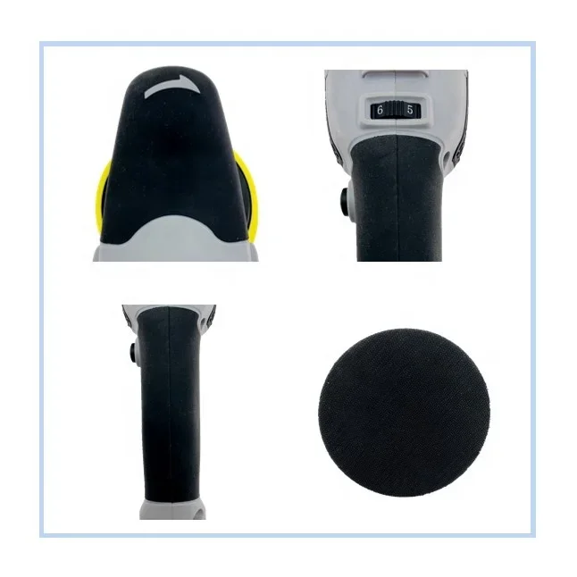 RO 6 Rotary Car Polishing Machine 6 Speed Adjustable Electric Polisher for Vehicle Waxing Buffing Detailing