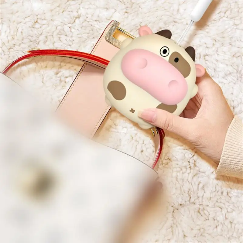 Small Size Warmer Delicate Feel Soothe Emotions Winter Gift Animal Shaped Warming Body Hand 3 Seconds Quick Heat Soft Light