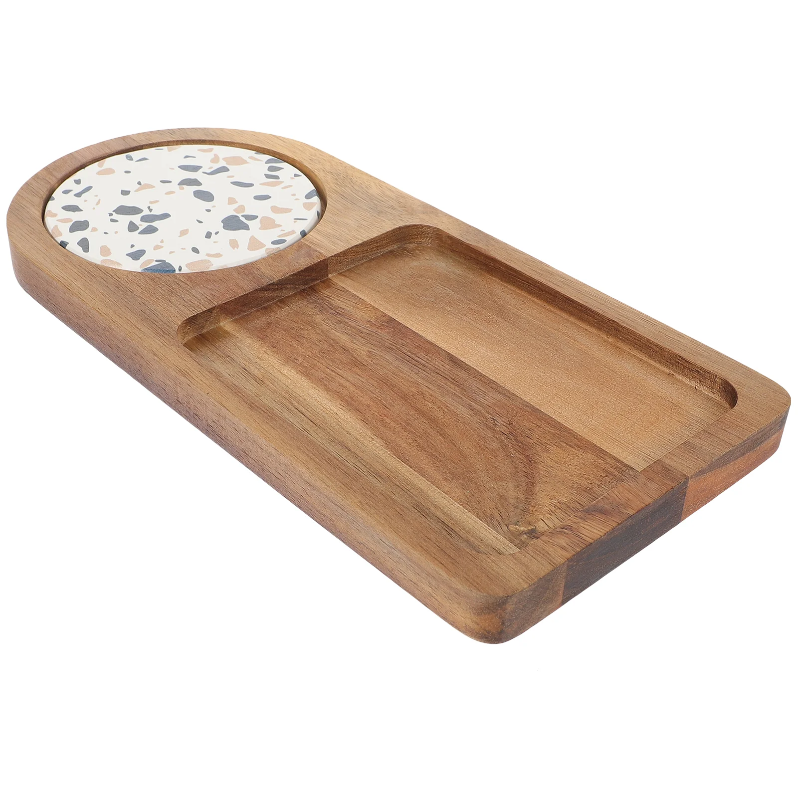 Desktop Wooden Pallet Cake Pan Condiment French Bread Board Dessert Serving Plate