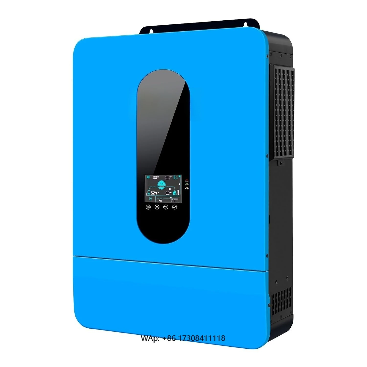 

6500W DC 48V Split Phase Solar Inverter,120V/240V AC Input/Output (settable), Built-in 2 MPPT Solar Controllers