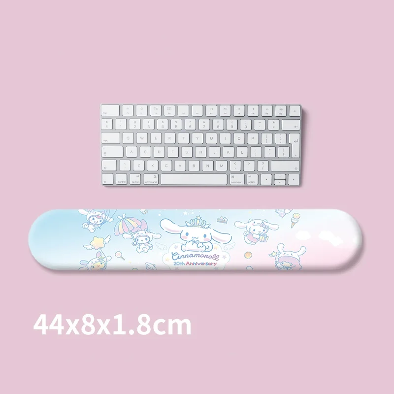 

Sanrio Mouse Pad Sanrio Cinnamoroll Wrist Pad Keyboard Hand Rest Laptop Macbook Computer Non-slip Mouse Pads with Wrist Rest