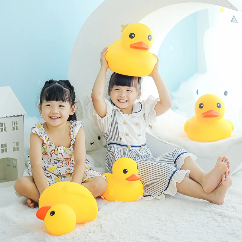 Plus Size Big Yellow Duck Toys for Children Water Play Bath Small Yellow Duck Swimming Pool Duckling