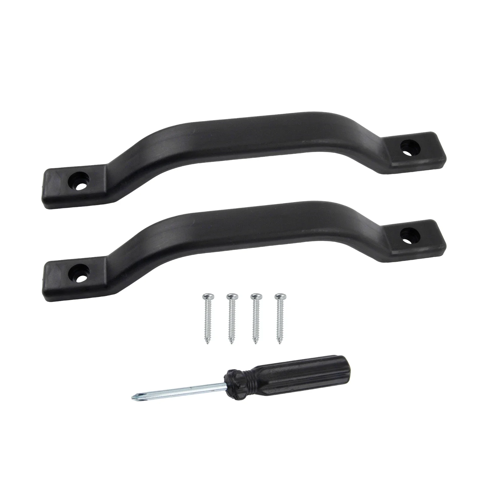 

9 1/2 Inches Door Handle Handrail Black Door Handle With Screws Suitable For RV Trailer Camper RV Grab Assist Handle Accessories