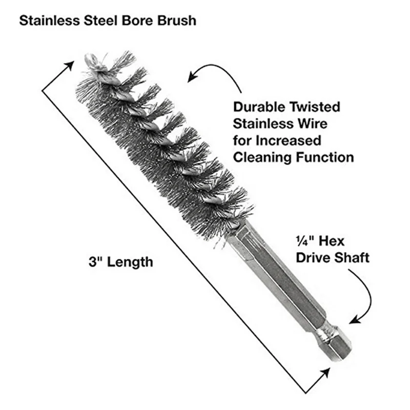 

A06K 12-шт щетки из нержавеющей стали с витой проволокой, щетки для сверления клюшек для гольфа, щетка для гольфа, ударная отвертка для электрической дрели