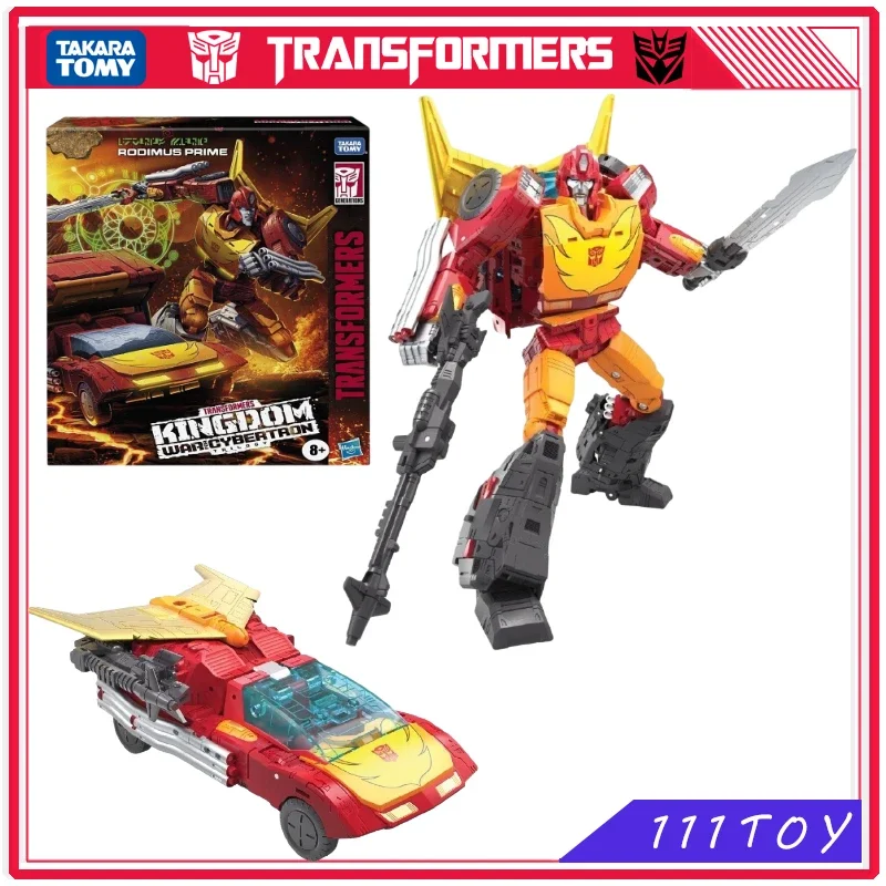 In Voorraad Transformatoren Speelgoedoorlog Voor Cybertron:WFC-K29 Leider Rodimus Prime Anime Figuren Robot Speelgoed Actie Figuur Geschenken Hobby