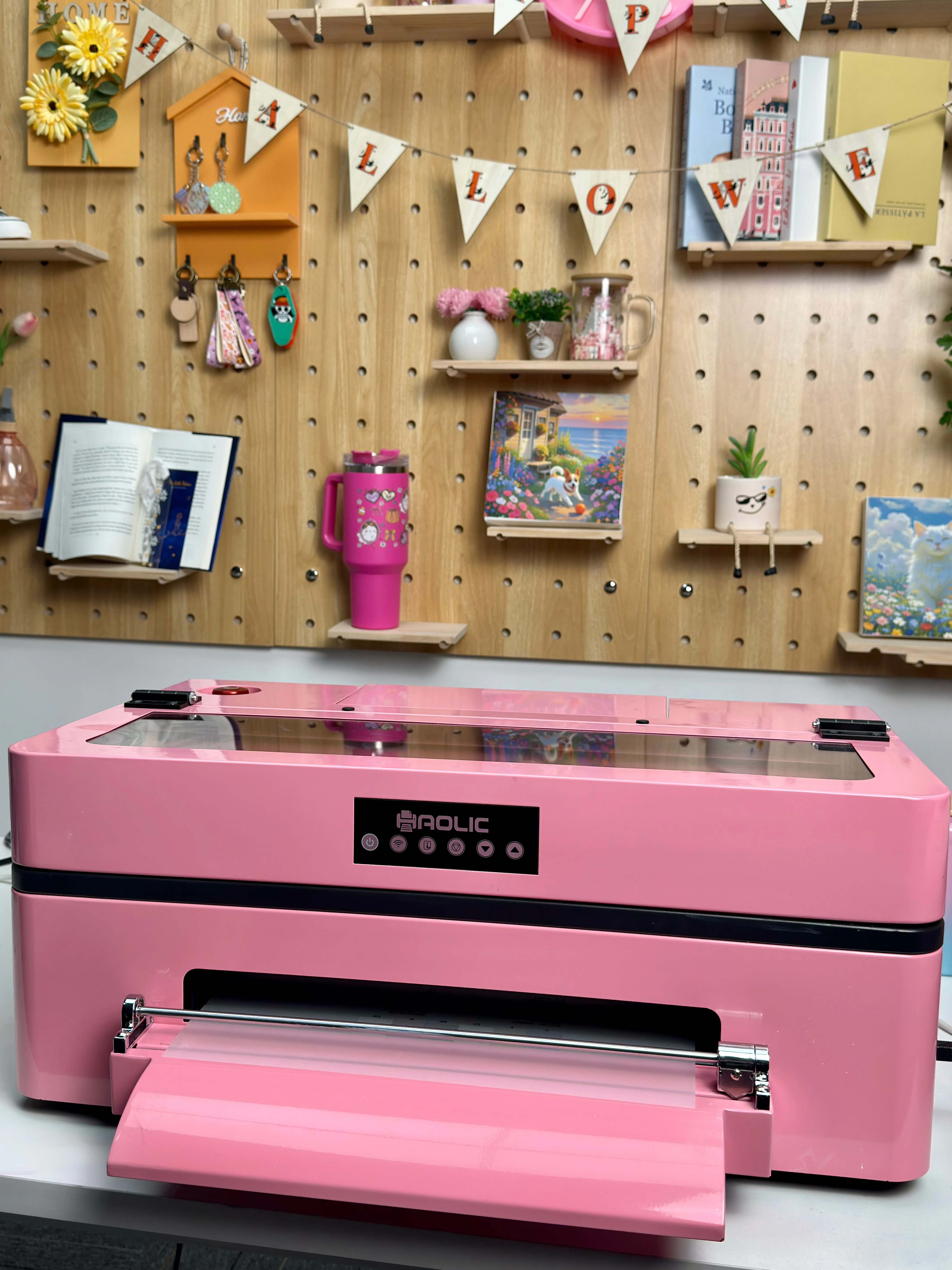 A3 DTF Printer Pink Printer DTF For T-Shirt Manufacturers Sublimation Printer Alternative Roll To Roll Laminator
