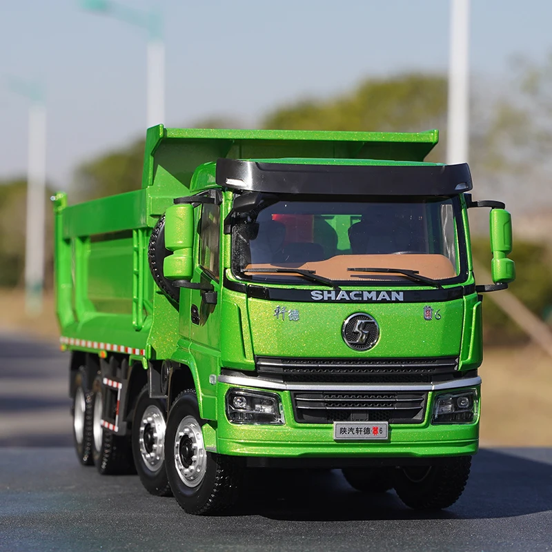 

High Quality 1:24 Shaanxi Shacman 6 Xuande Wing 6 Diecast 8*4 Dump Truck Model for Gift, Toy