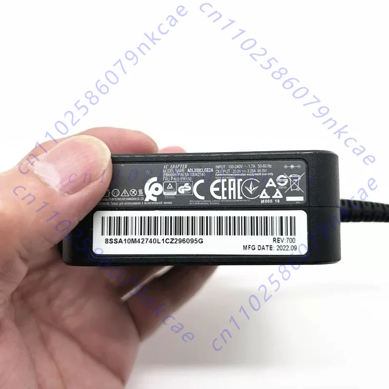 EU Power Charger For Lenovo Xiaoxin Chao 5000 7000 65W 20V 3.25A Power Adapter