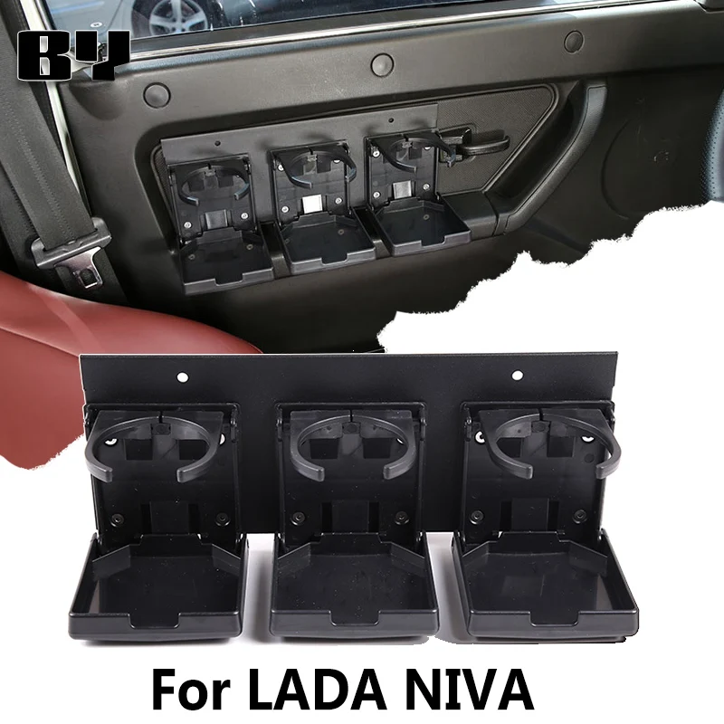 

For LADA NIVA Car Plastic Drink Holder Adjustable Folding Water Cup Support Stand Bottle Holder