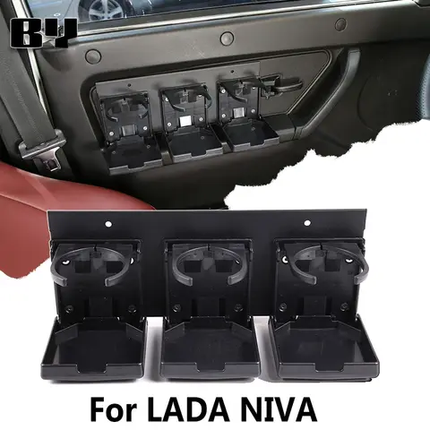 For LADA NIVA Car Plastic Drink Holder Adjustable Folding Water Cup Support Stand Bottle Holder