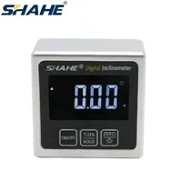 Shahe Digital Angle Finder Gauge Protractor Inclinometer With Magnetic Base And Backlight Precision Metal Digital Protractor