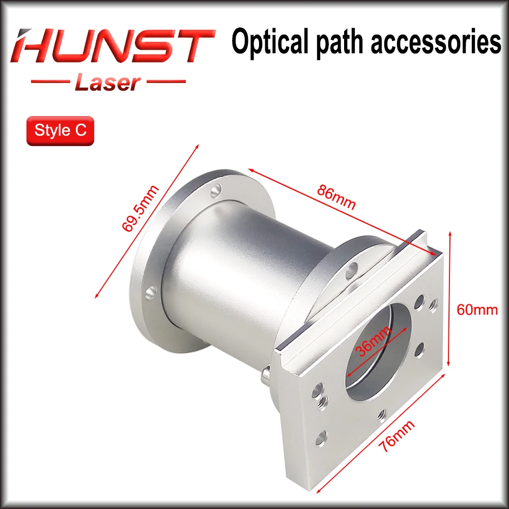 Imagem -04 - Hunst Laser Optical Path Module Usado para Fibra Óptica Laser Co2 Peças Mecânicas