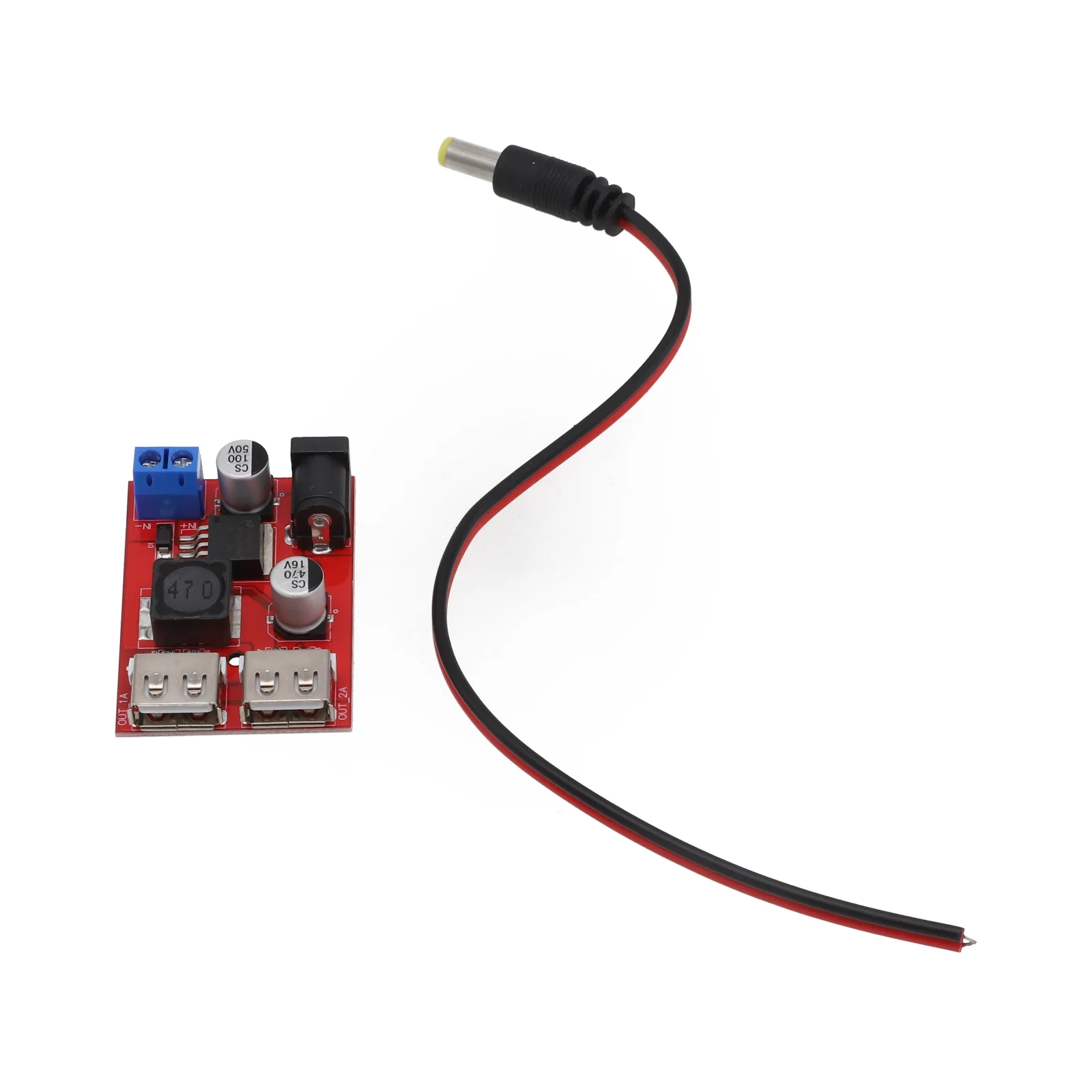Solar Panel Charger Controller 5V 3A Dual USB Port For 6V-40V DC Input Smartphone Charging Board
