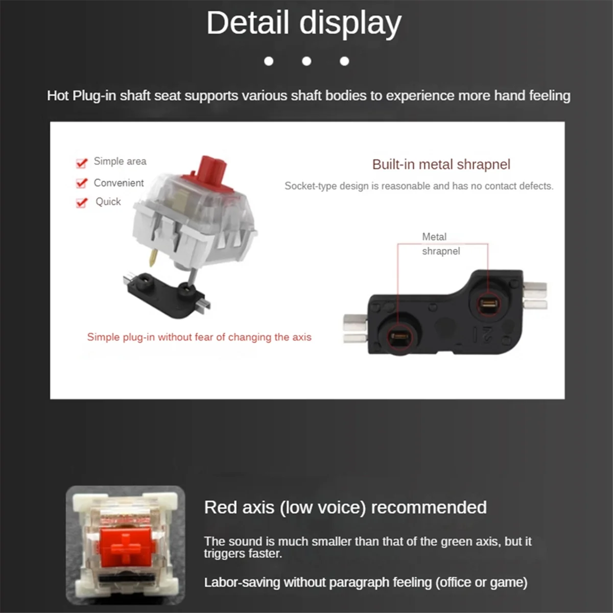 Makro-Programmiertoastatur, RGB, benutzerdefinierte 2-Tasten-Tastatur, Mini-Kopieren und Einfügen, OSU-Tastatur, Gaming-Hotswap-Tastatur, Schwarz