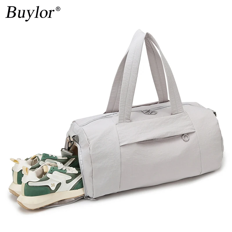 

Buylor Portable Travel Duffel Bag Foldable Large Capacity Lightweight Storage For Women Men Clothes Boarding Luggage Airlines