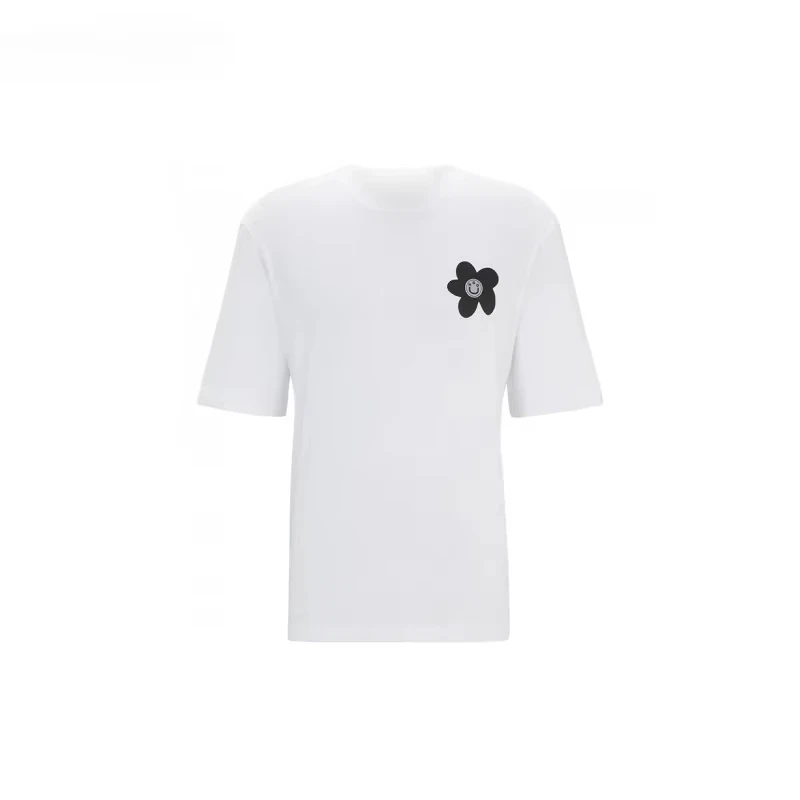 

New Fashion Brand Men T Shirt Casual Trendy Shorts Sleeve Summer Breathable Quick Drying T Shirt Sport Loose 100%Cotton Tees