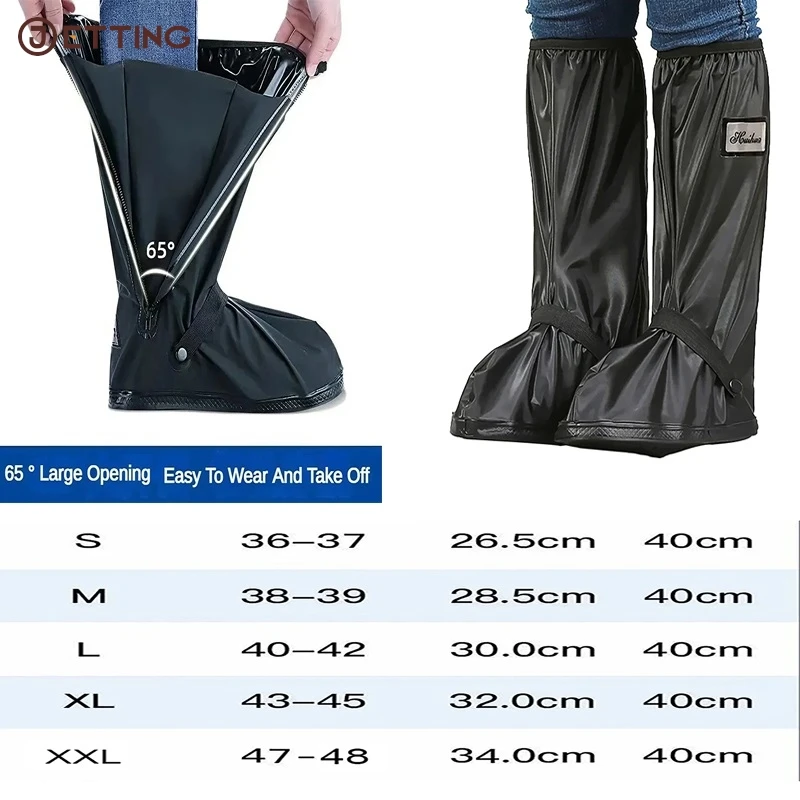 Motorcycle Boots Shoe Covers Covering Waterproof Motorcyclist Raincoat Biker Rain Boot Rainy Days Outdoor Rainproof Shoes Cover