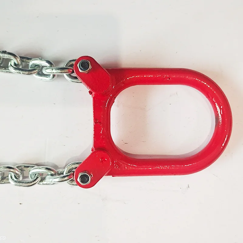 

Oil drum spreader double chain oil drum clip iron plastic barrel clip hook forklift lifting rigging oil spreader