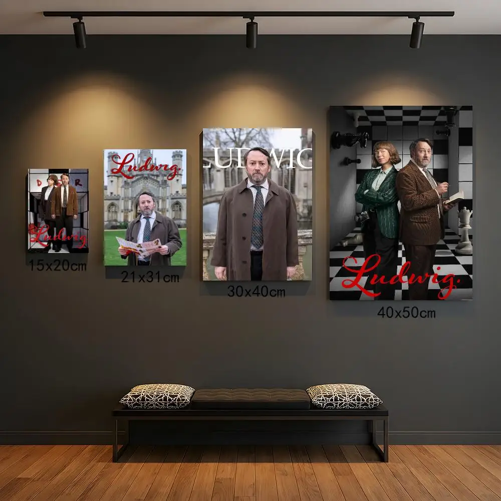 tv series L-Ludwig-G Poster Peel and Stick Wall Art for Cafe Office Bar and Home Decoration