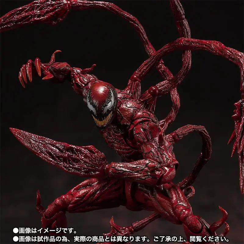 Original BANDAI S.H.Figuarts Venom: Let There Be Carnage In Stock Anime Action Collection Figures Model Toys