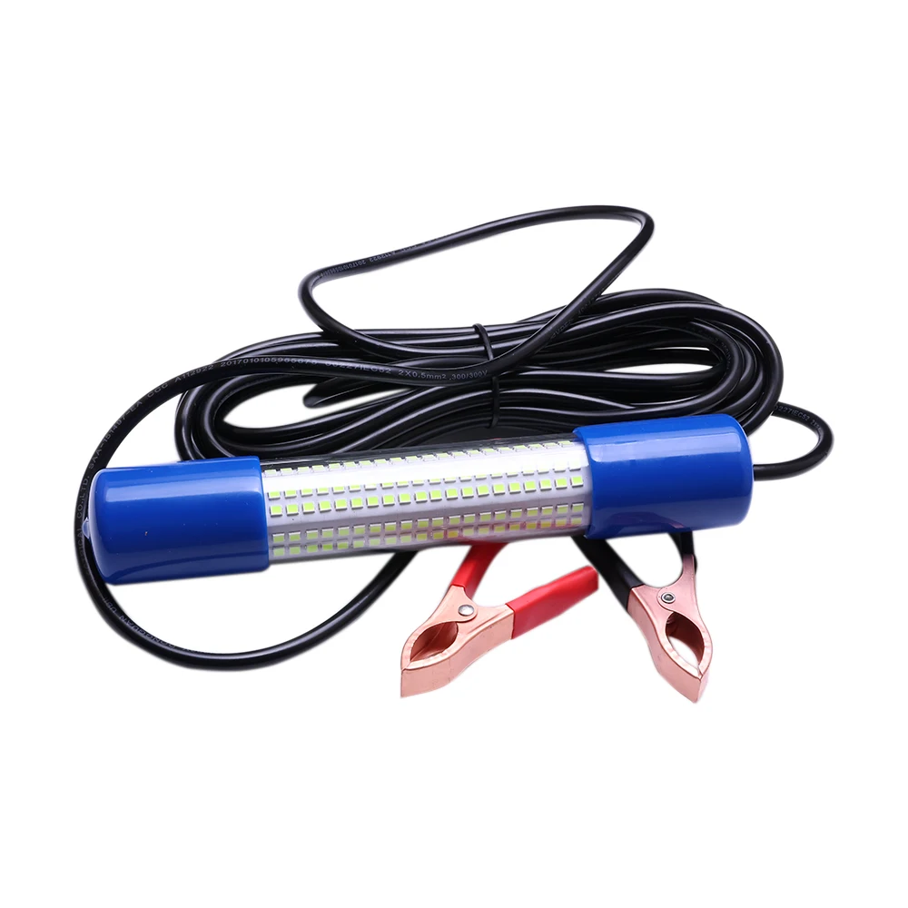 1 Stück 12-24V Angellicht, 50W Hochleistungs-Unterwasser-Leuchtköder, LED-Nachtlicht für Tiefseefischen zum Anlocken von Fischen und Garnelen – Detail 13