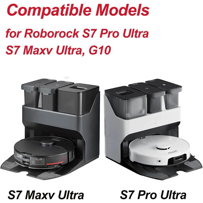 ABPQ Per Roborock S7 Pro Ultra/S7 Maxv Ultra/G10S Stazione Base per Vuoto Filtro Lavelli Parti Dock Ad Alta Velocità Spazzola Autopulente