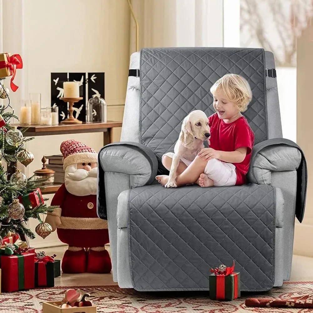 

Cushion Waterproof 1 Seater Recliner Sofa Cover Anti-slip Universal Armchair Cover Wear-resistant Washable Sofa Slipcover Pet