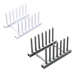 Dish Storage Rack Kitchen Dishes Drainer Drying Rack Plate Drain Shelf Tableware Holder Utensils Rack Removable Tray Rack