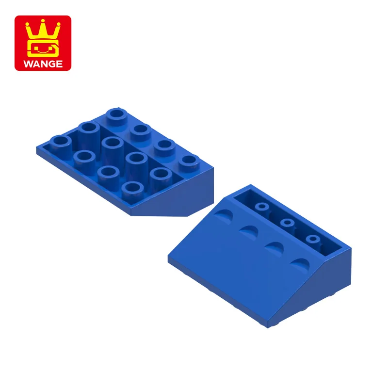 20Pcs/lot 3747W 4 holes in the reverse oblique Compatible with Block Moc Color City Accessories Parts