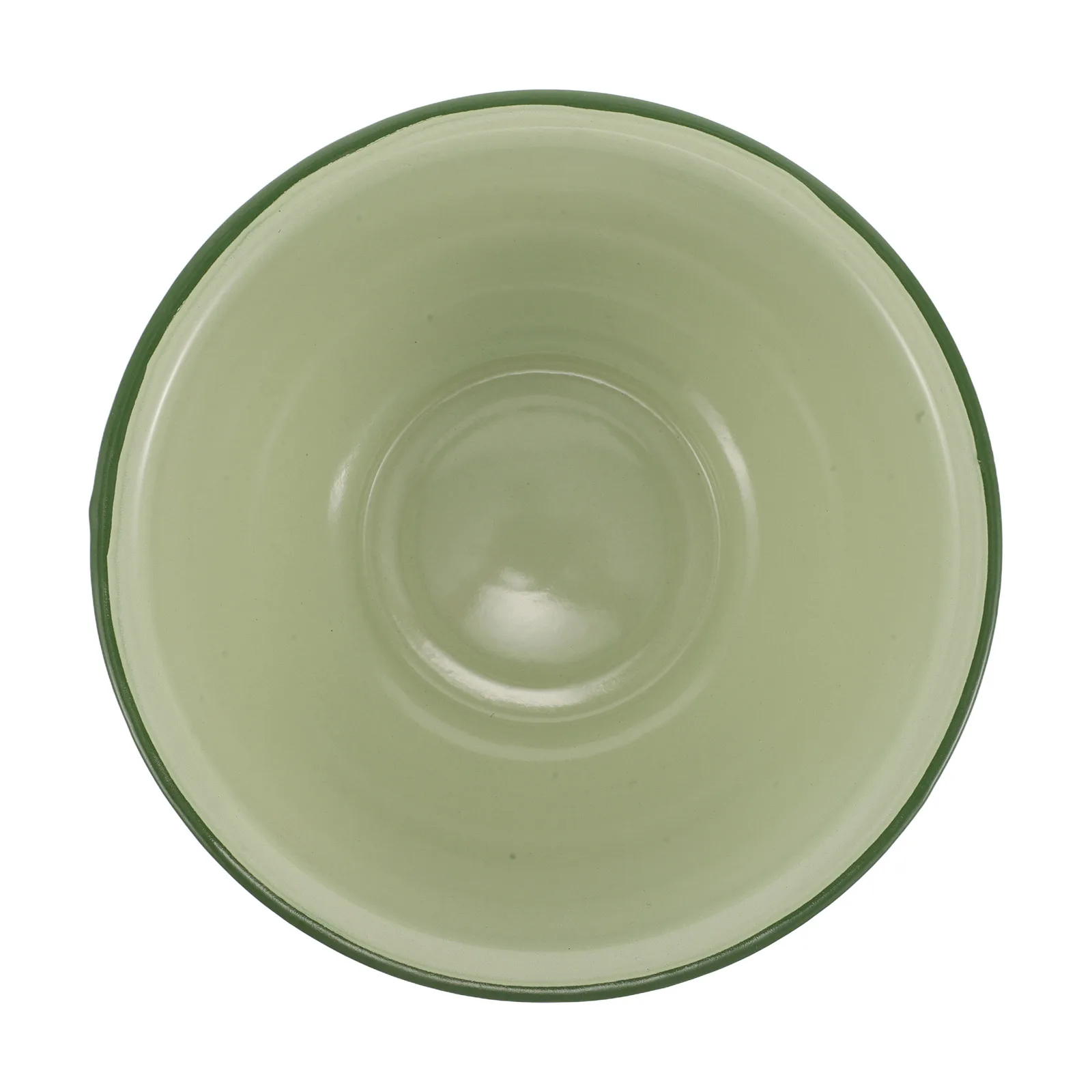 

Enamel Bowl Bowls Vintage for Kitchen Asian Soup Mixing Cereal Light Green Daily Use Noodle