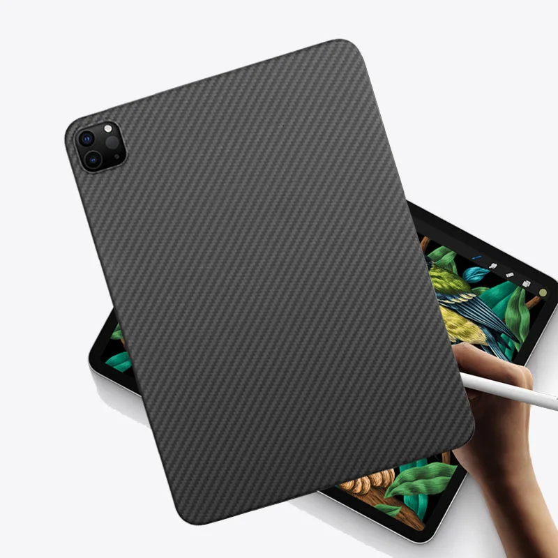 Imagem -02 - Real Carbon Fiber Aramid Tablet Capa Protetora Case para Apple Ipad Pro Escudo Protetor 11 2023 2023 2023 2023