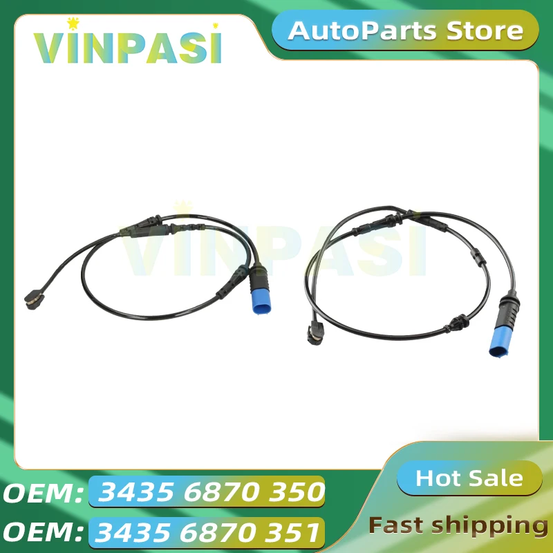 

Front + Rear Brake Pad Wear Alarm Contact Suitable for BMW X3 X4 G01G02G08F97F98 Brake Induction Wire 34356870351 34356870350