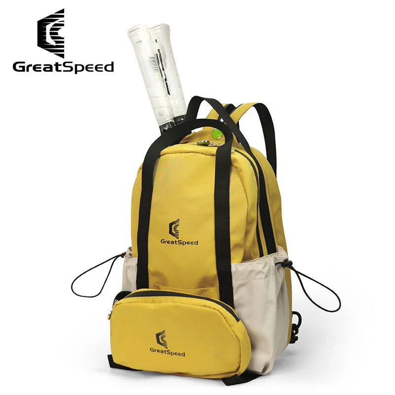 

Greatspeed Tennis Badminton Bags for 2Pcs Racket Multi-Functional Detachable Double Shoulder Backpack Sport Waterproof Sling Bag