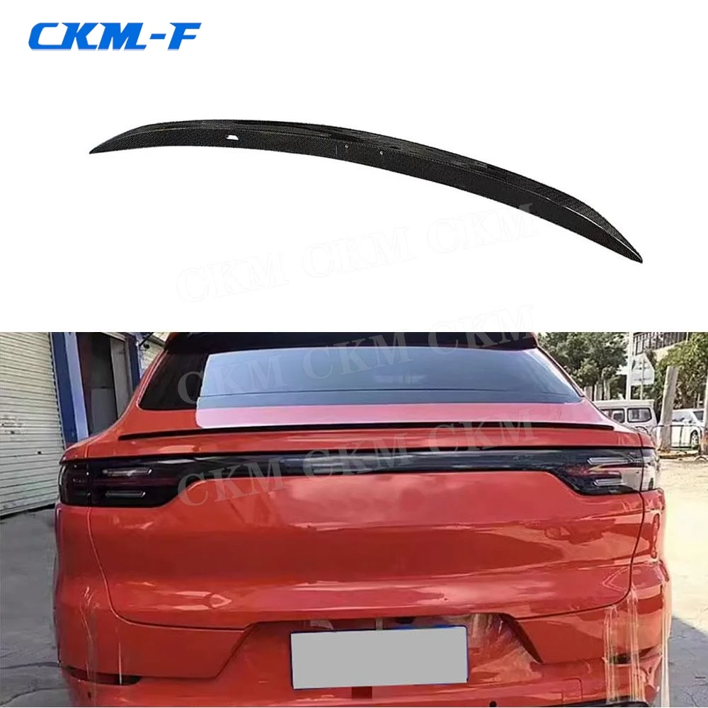 

Carbon Fiber / FRP Black Rear Trunk Duck Spoiler Wing For Porsche Cayenne Standard/Sport 2022 Car Boot Spoiler Accessories