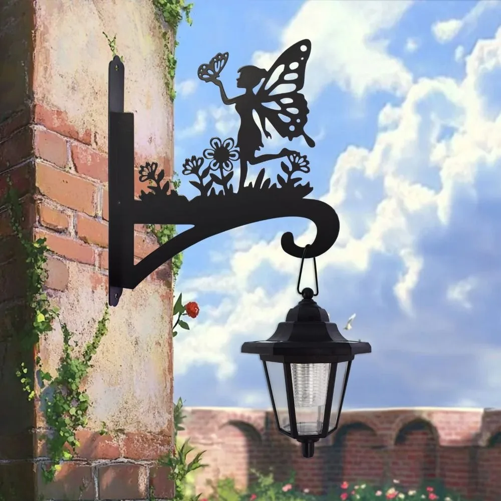 Metal Animal Decor Wall Hooks Waterproof Solar Plastic Wrought Iron Animal Shape Wall Mount Hanging Holder Iron Animal