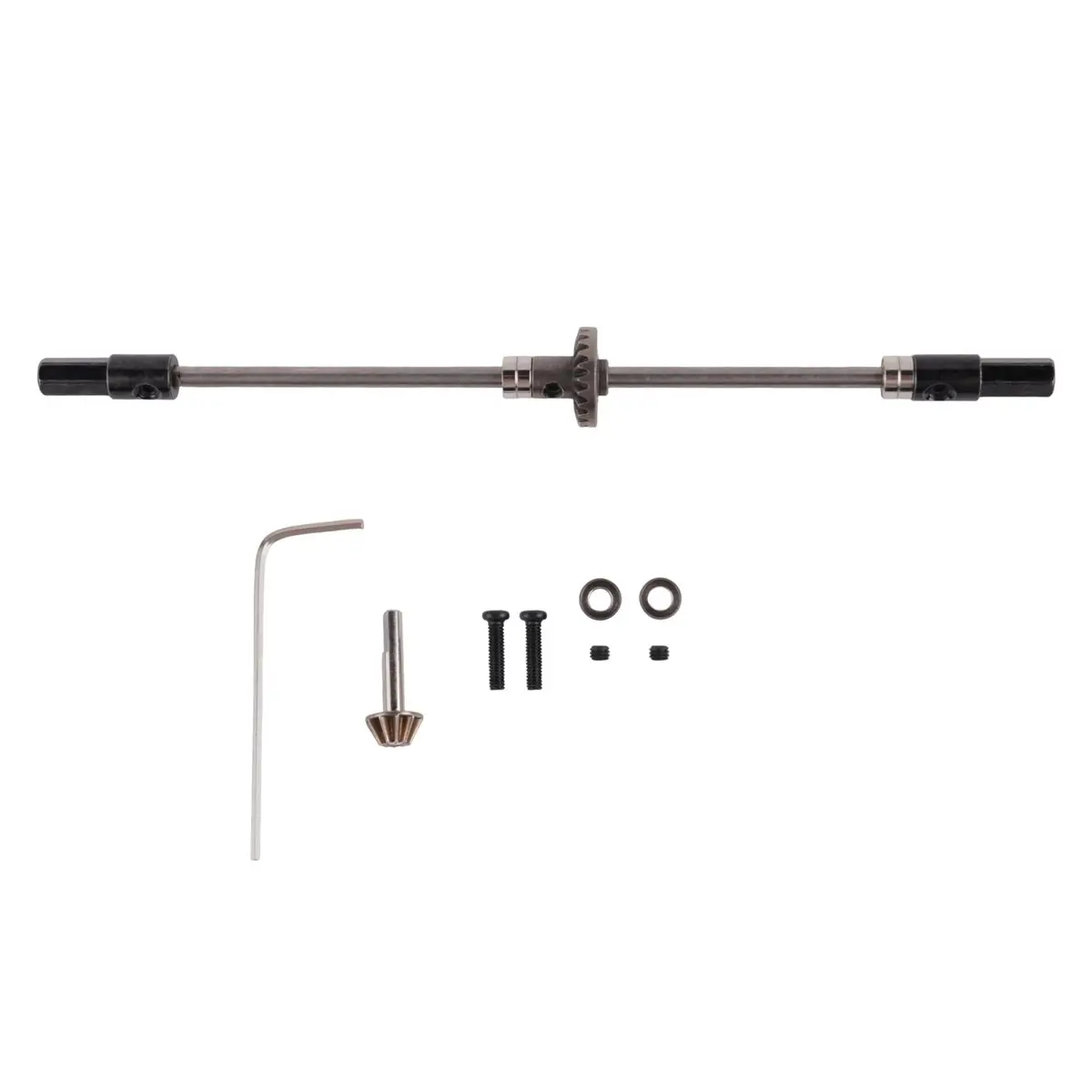 ABXY Metal Rear Axle Steel Gear Bridge Kit for D12 C14 C24 C34 B14 B24 B16 B36 1/16 RC Car Upgrade Parts