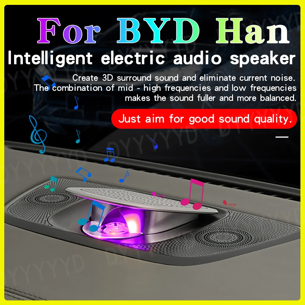 For BYD Han Seal 06 speaker DMI automatic lifting center Tweeters audio EV treble ambient light modification Car Sound Speakers