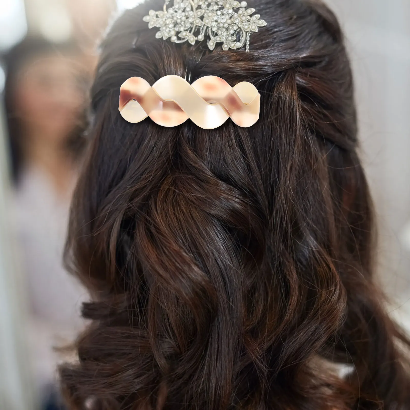 

2 Pcs Clips Ponytail Accessories Barrettes Clips For Ponytails Women Thick Hair Styling Fine Ponytails Cuff Hair Tools